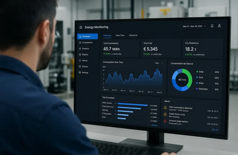 Monitorización eficiencia energética
